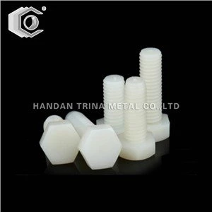 DIN933 Plastic Nylon Hex Bolt